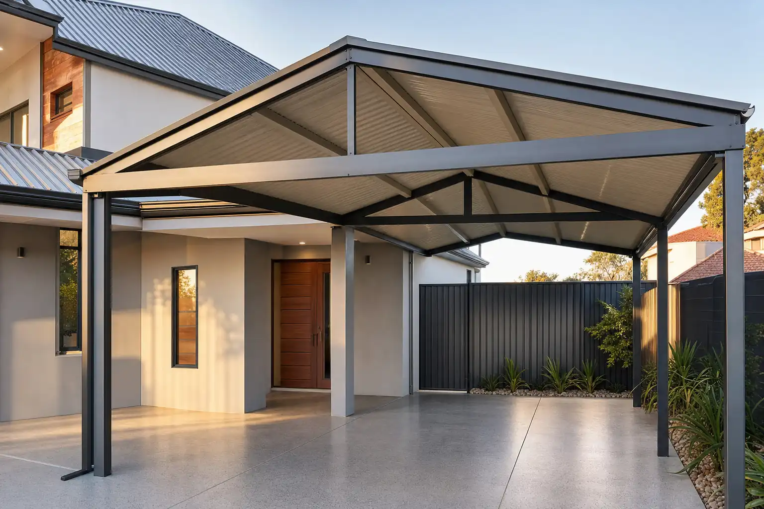 Perth Carport Co build process from site measure to handover