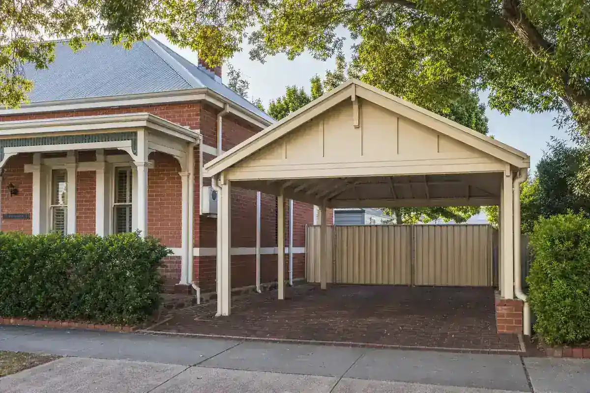 Gable Roof Carports built in Perth, Colorbond steel
